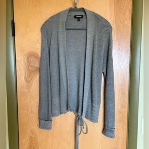 EXPRESS gray cardigan